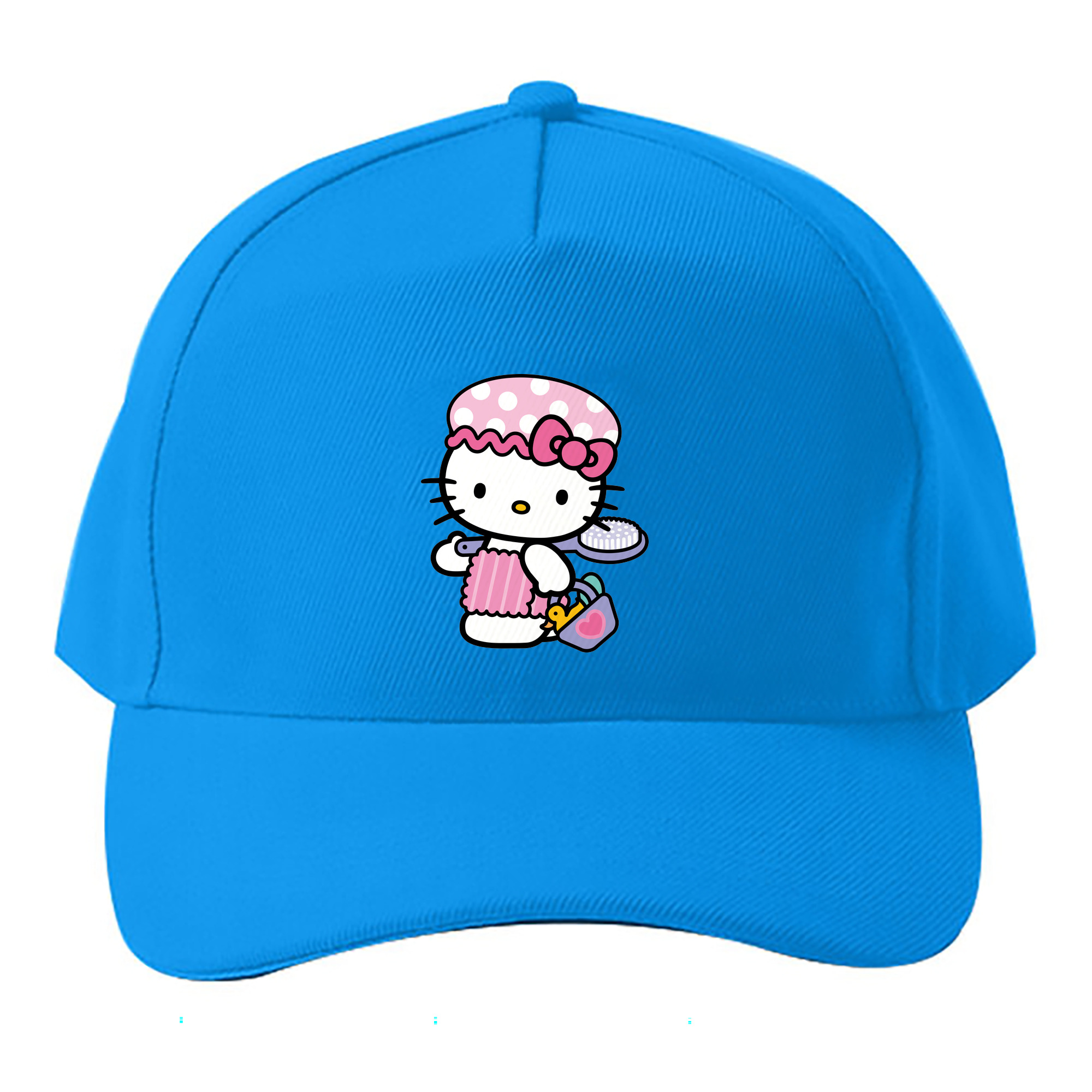 （画像用） Hello Kitty ハローキティ ベースボールキャップ 綿100％ 男女兼用 帽子 スポーツ